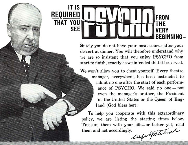 Alfred Hitchcock says