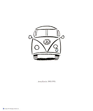 Volkswagon ad for Jerry Garcia