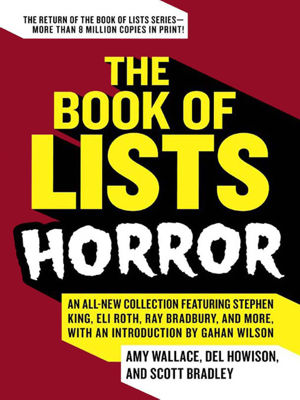 THE BOOK OF LISTS: HORROR